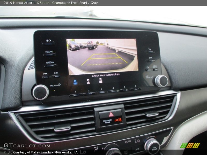 Champagne Frost Pearl / Gray 2019 Honda Accord LX Sedan