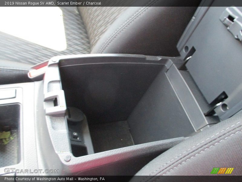 Scarlet Ember / Charcoal 2019 Nissan Rogue SV AWD