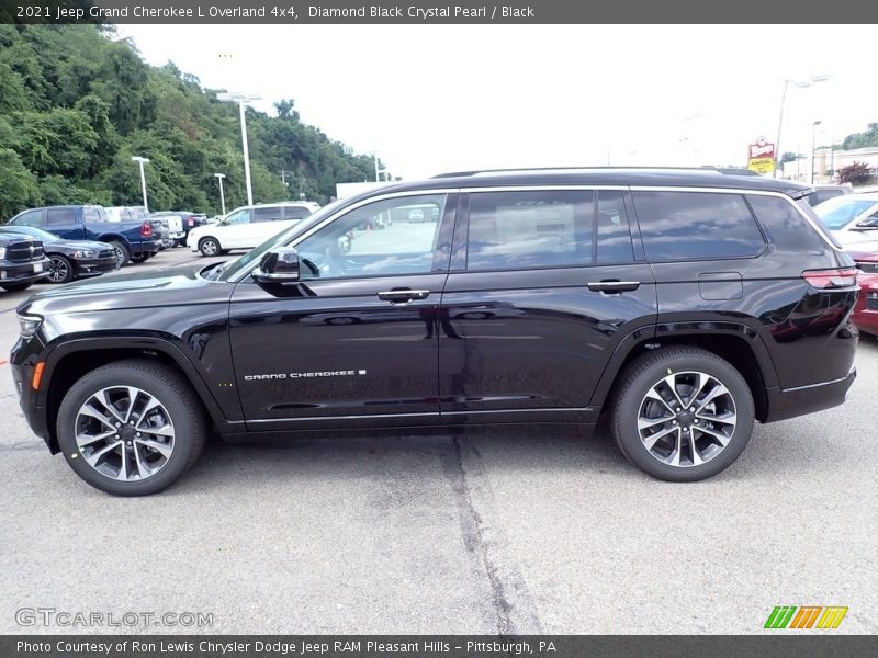  2021 Grand Cherokee L Overland 4x4 Diamond Black Crystal Pearl