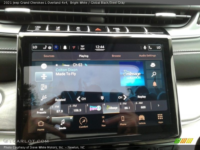 Controls of 2021 Grand Cherokee L Overland 4x4