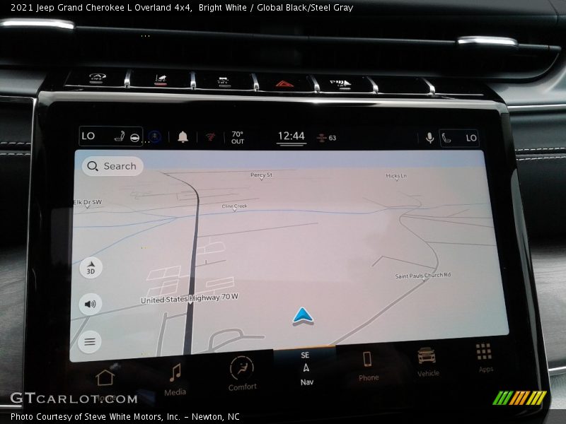 Navigation of 2021 Grand Cherokee L Overland 4x4