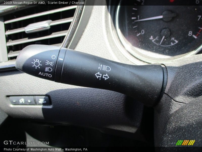 Scarlet Ember / Charcoal 2019 Nissan Rogue SV AWD