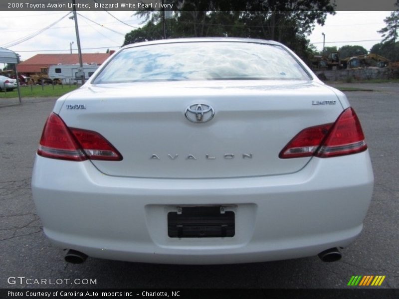 Blizzard White Pearl / Ivory 2006 Toyota Avalon Limited