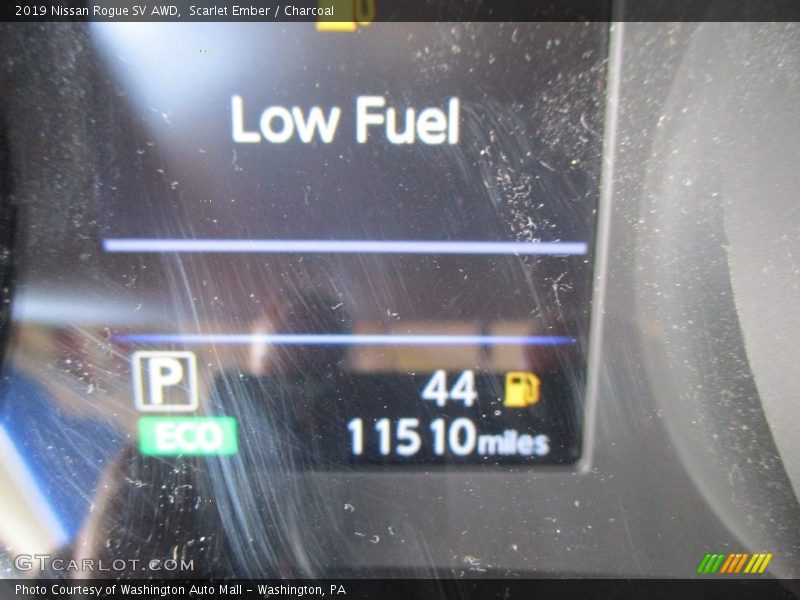 Scarlet Ember / Charcoal 2019 Nissan Rogue SV AWD