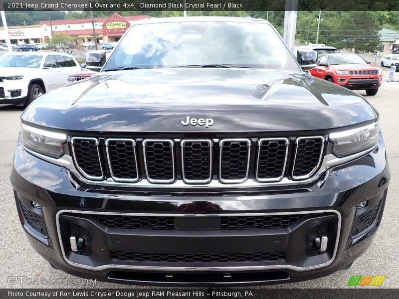 Diamond Black Crystal Pearl / Black 2021 Jeep Grand Cherokee L Overland 4x4