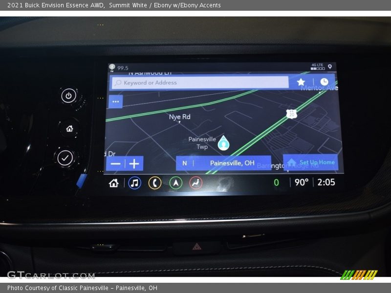 Navigation of 2021 Envision Essence AWD