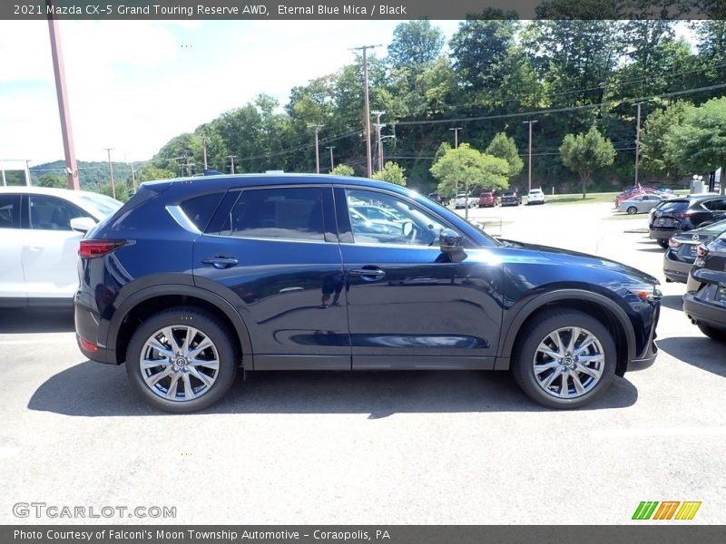 Eternal Blue Mica / Black 2021 Mazda CX-5 Grand Touring Reserve AWD