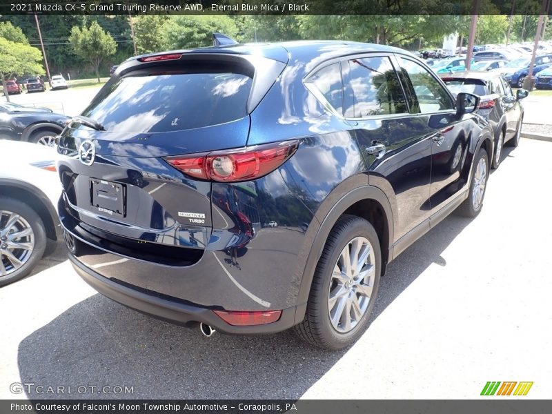 Eternal Blue Mica / Black 2021 Mazda CX-5 Grand Touring Reserve AWD