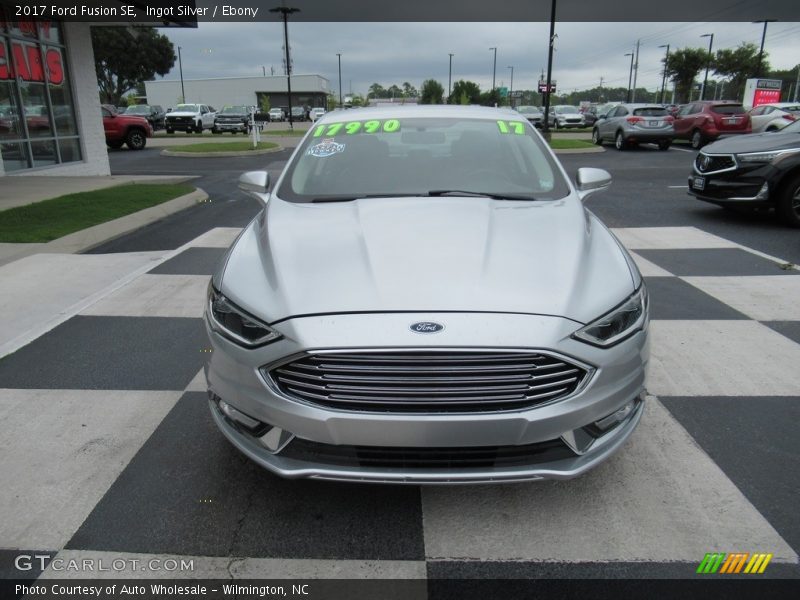 Ingot Silver / Ebony 2017 Ford Fusion SE