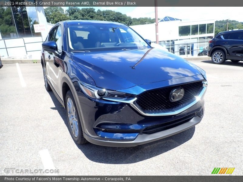 Eternal Blue Mica / Black 2021 Mazda CX-5 Grand Touring Reserve AWD