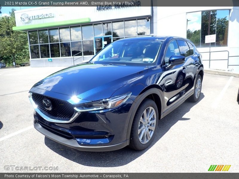 Eternal Blue Mica / Black 2021 Mazda CX-5 Grand Touring Reserve AWD