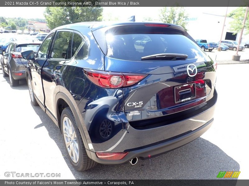 Eternal Blue Mica / Black 2021 Mazda CX-5 Grand Touring Reserve AWD
