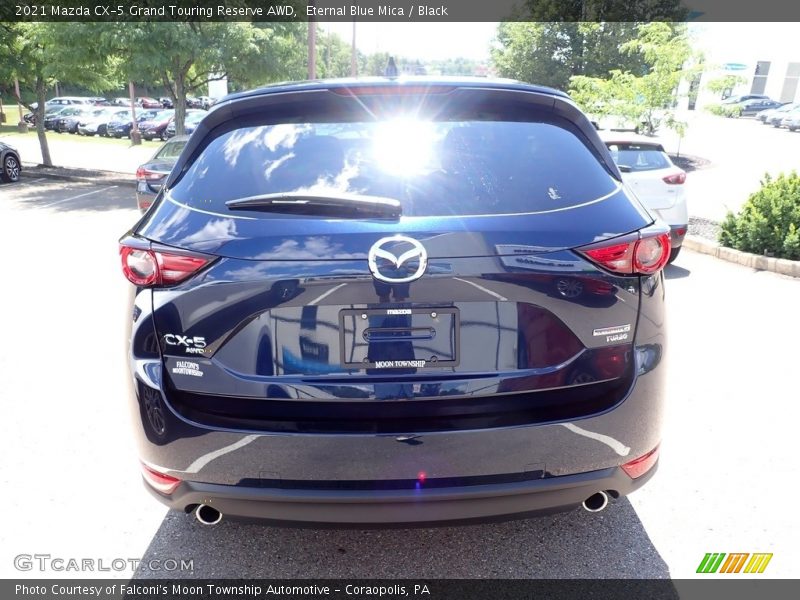 Eternal Blue Mica / Black 2021 Mazda CX-5 Grand Touring Reserve AWD