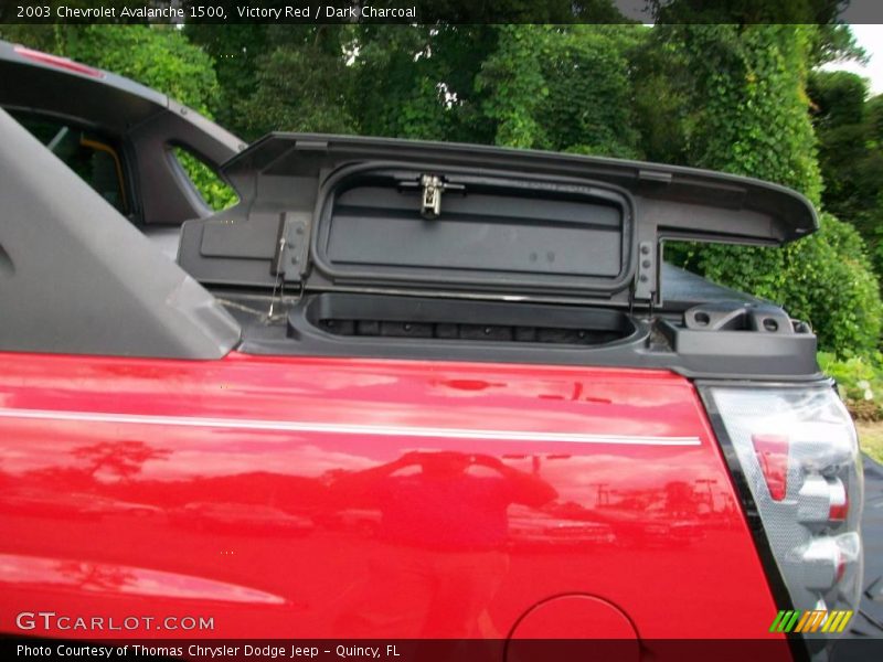 Victory Red / Dark Charcoal 2003 Chevrolet Avalanche 1500