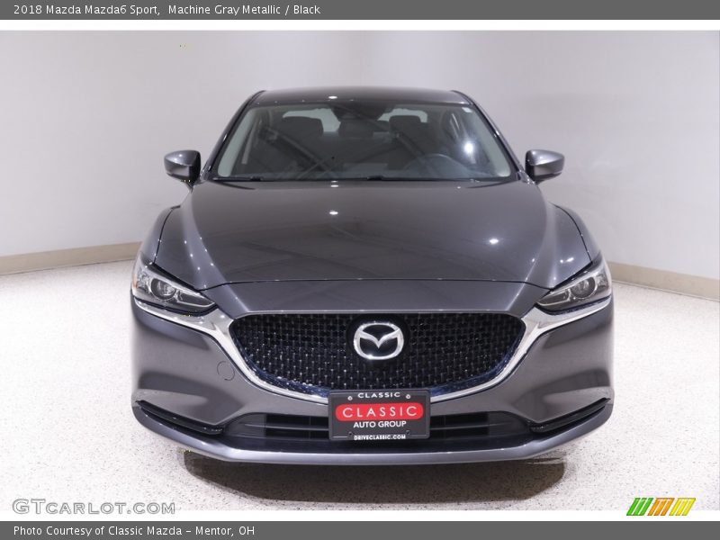 Machine Gray Metallic / Black 2018 Mazda Mazda6 Sport