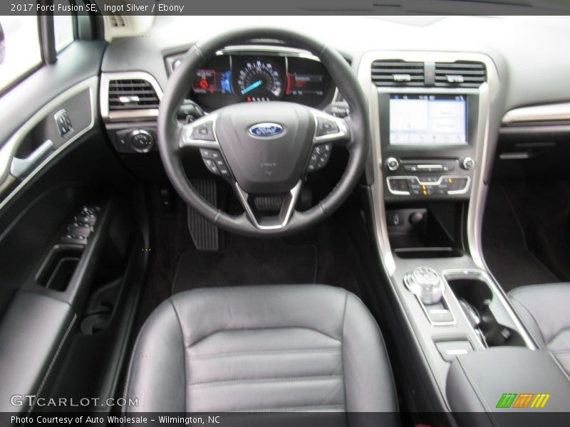 Ingot Silver / Ebony 2017 Ford Fusion SE