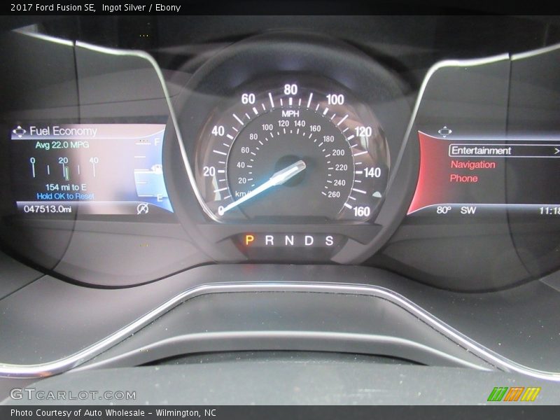Ingot Silver / Ebony 2017 Ford Fusion SE