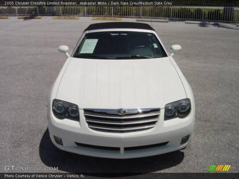 Alabaster White / Dark Slate Grey/Medium Slate Grey 2005 Chrysler Crossfire Limited Roadster