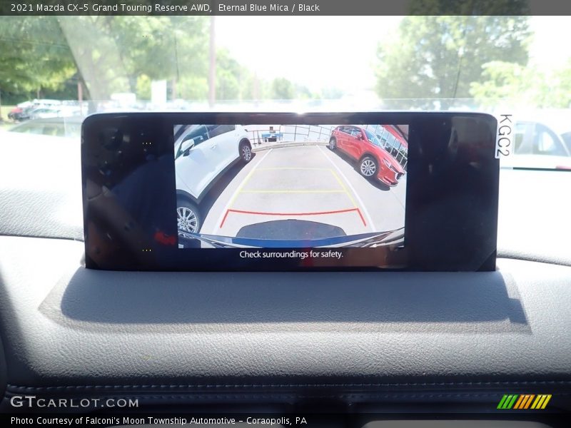 Eternal Blue Mica / Black 2021 Mazda CX-5 Grand Touring Reserve AWD