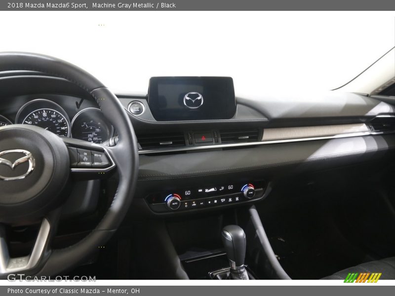 Machine Gray Metallic / Black 2018 Mazda Mazda6 Sport