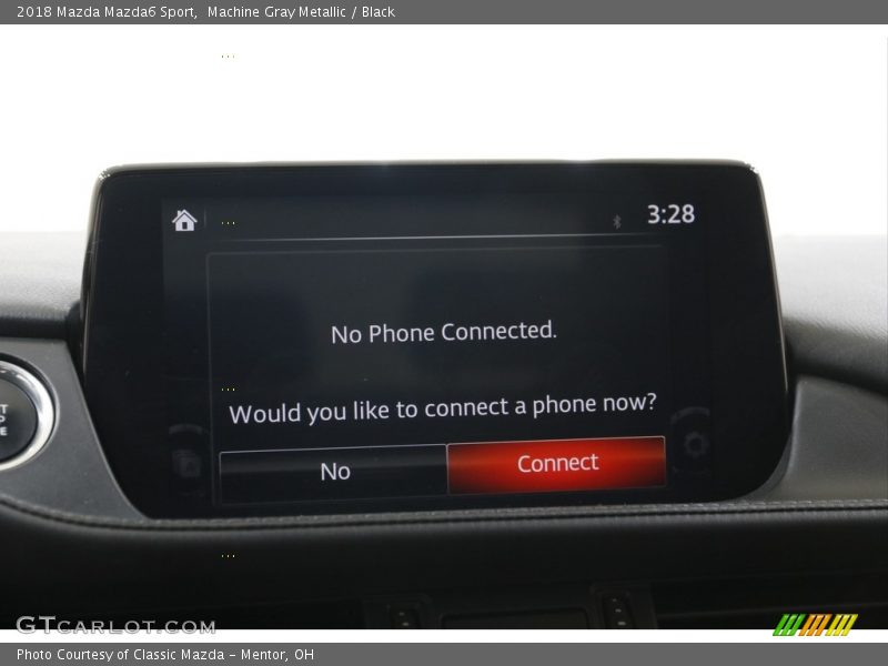 Machine Gray Metallic / Black 2018 Mazda Mazda6 Sport