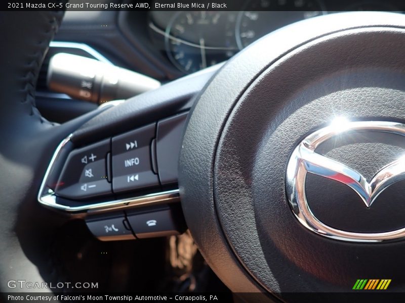Eternal Blue Mica / Black 2021 Mazda CX-5 Grand Touring Reserve AWD