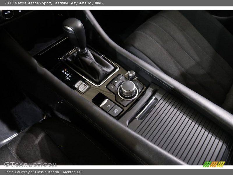 Machine Gray Metallic / Black 2018 Mazda Mazda6 Sport