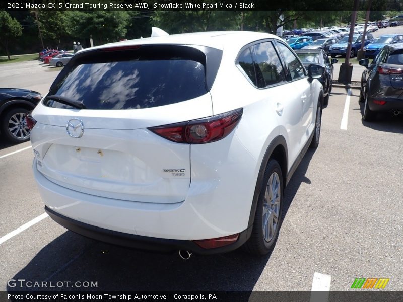 Snowflake White Pearl Mica / Black 2021 Mazda CX-5 Grand Touring Reserve AWD