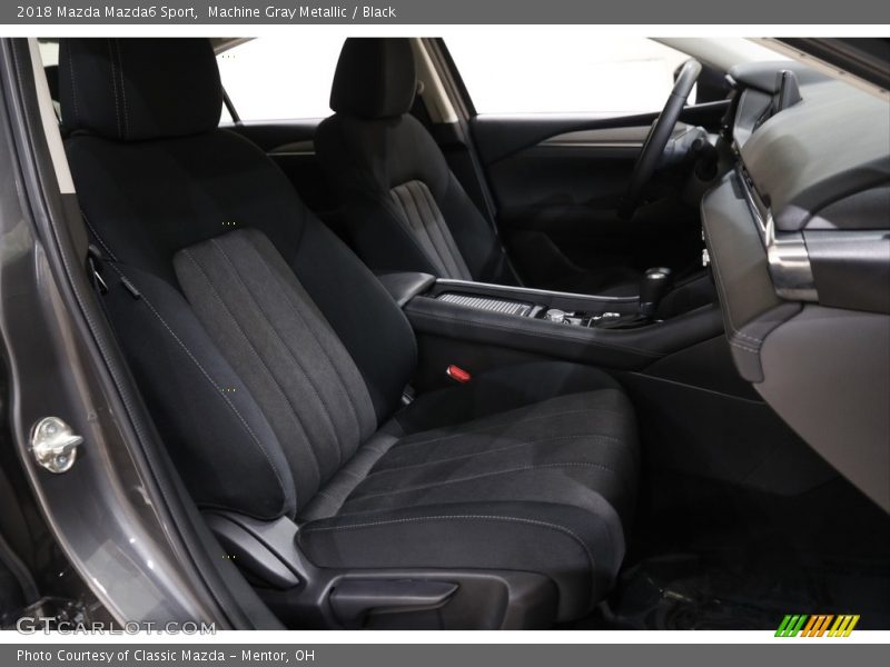 Machine Gray Metallic / Black 2018 Mazda Mazda6 Sport