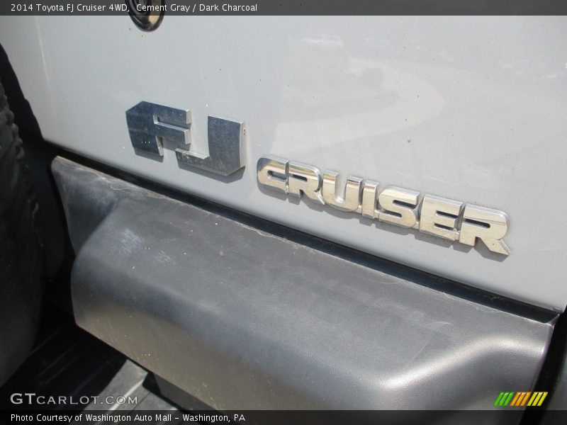 Cement Gray / Dark Charcoal 2014 Toyota FJ Cruiser 4WD