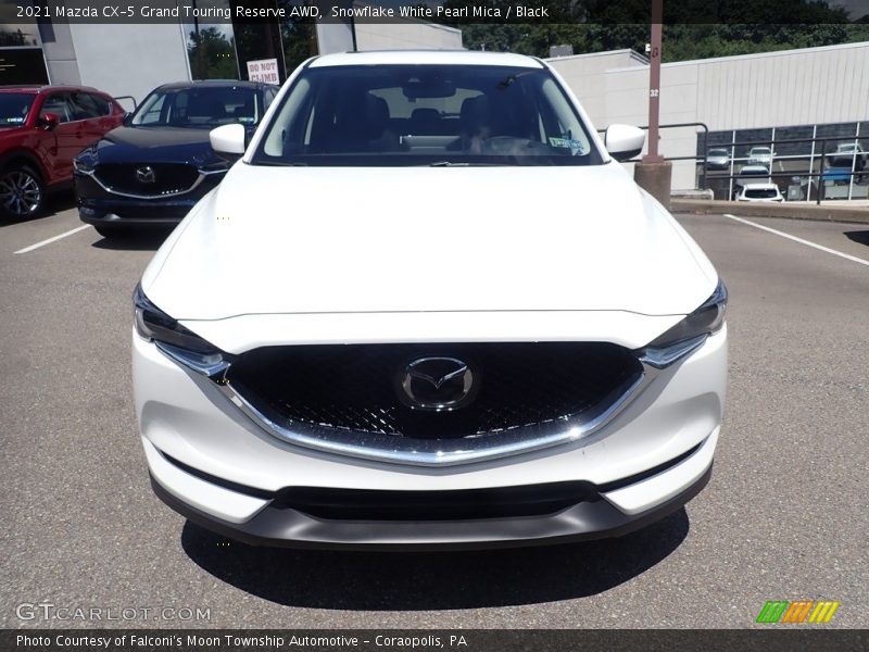 Snowflake White Pearl Mica / Black 2021 Mazda CX-5 Grand Touring Reserve AWD