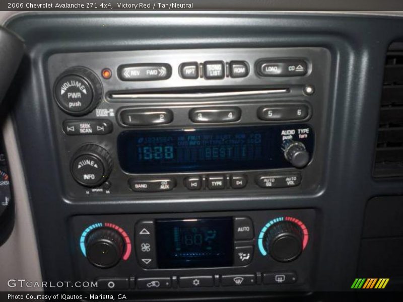 Victory Red / Tan/Neutral 2006 Chevrolet Avalanche Z71 4x4