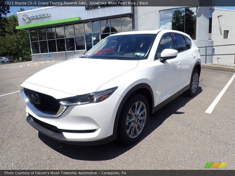 Snowflake White Pearl Mica / Black 2021 Mazda CX-5 Grand Touring Reserve AWD