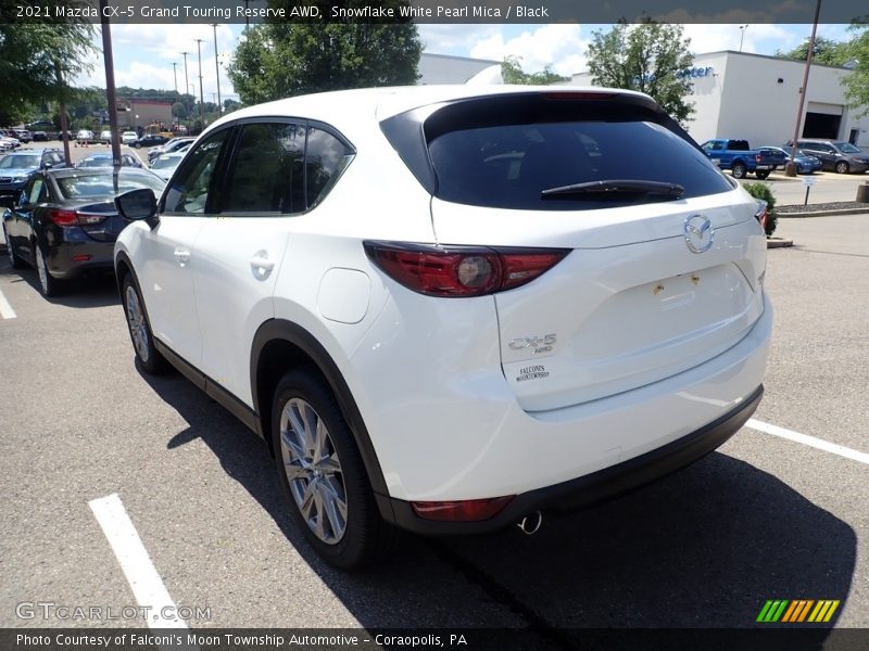 Snowflake White Pearl Mica / Black 2021 Mazda CX-5 Grand Touring Reserve AWD