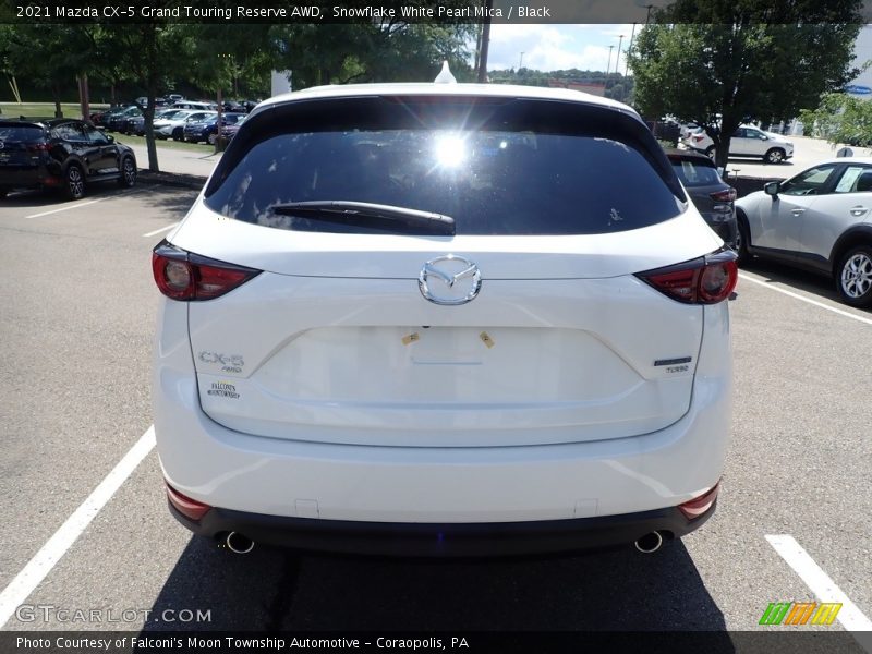 Snowflake White Pearl Mica / Black 2021 Mazda CX-5 Grand Touring Reserve AWD