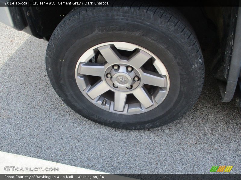 Cement Gray / Dark Charcoal 2014 Toyota FJ Cruiser 4WD