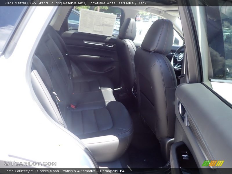 Snowflake White Pearl Mica / Black 2021 Mazda CX-5 Grand Touring Reserve AWD