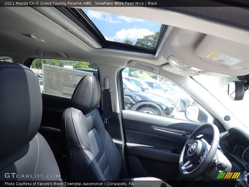 Snowflake White Pearl Mica / Black 2021 Mazda CX-5 Grand Touring Reserve AWD