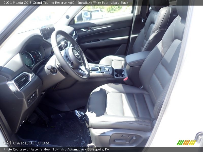 Snowflake White Pearl Mica / Black 2021 Mazda CX-5 Grand Touring Reserve AWD