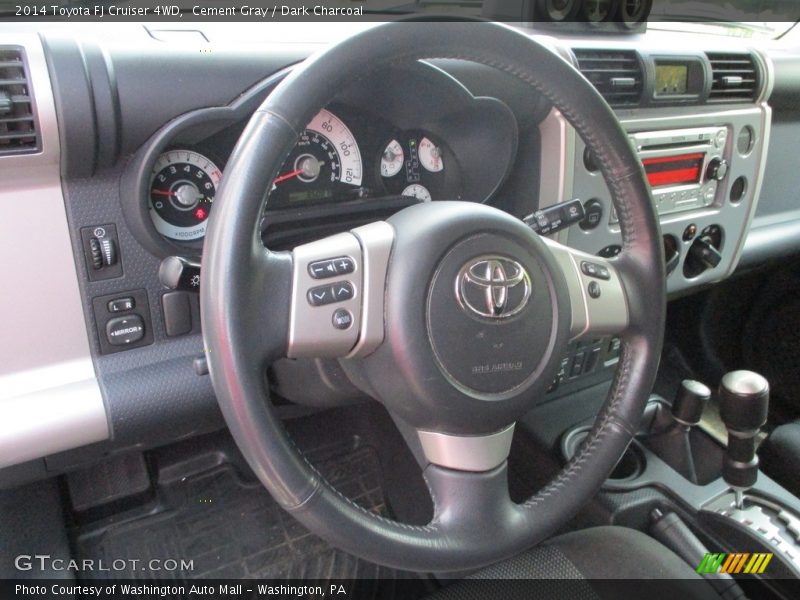 Cement Gray / Dark Charcoal 2014 Toyota FJ Cruiser 4WD