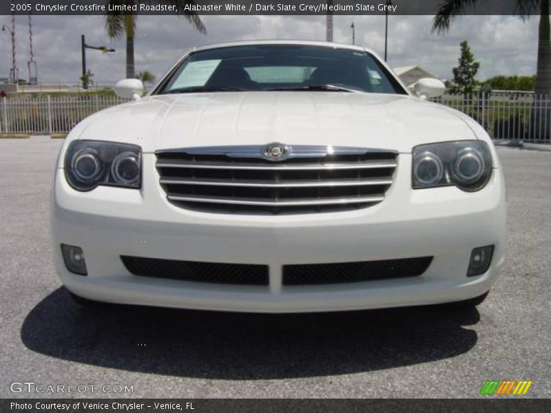 Alabaster White / Dark Slate Grey/Medium Slate Grey 2005 Chrysler Crossfire Limited Roadster