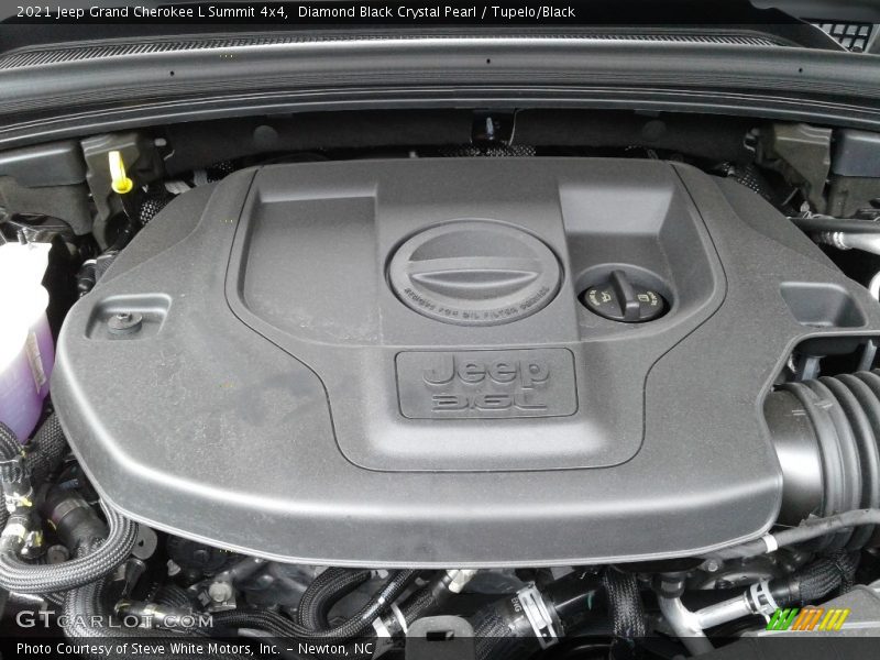 Diamond Black Crystal Pearl / Tupelo/Black 2021 Jeep Grand Cherokee L Summit 4x4