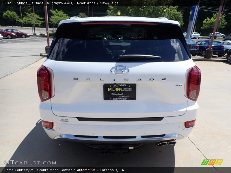 Hyper White / Navy/Beige 2022 Hyundai Palisade Calligraphy AWD