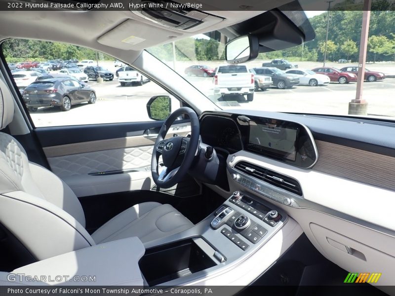  2022 Palisade Calligraphy AWD Navy/Beige Interior