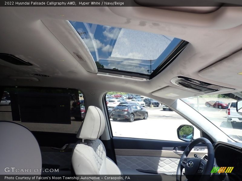 Sunroof of 2022 Palisade Calligraphy AWD