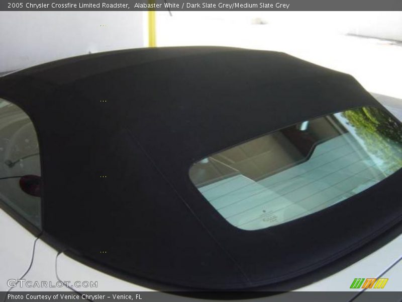 Alabaster White / Dark Slate Grey/Medium Slate Grey 2005 Chrysler Crossfire Limited Roadster