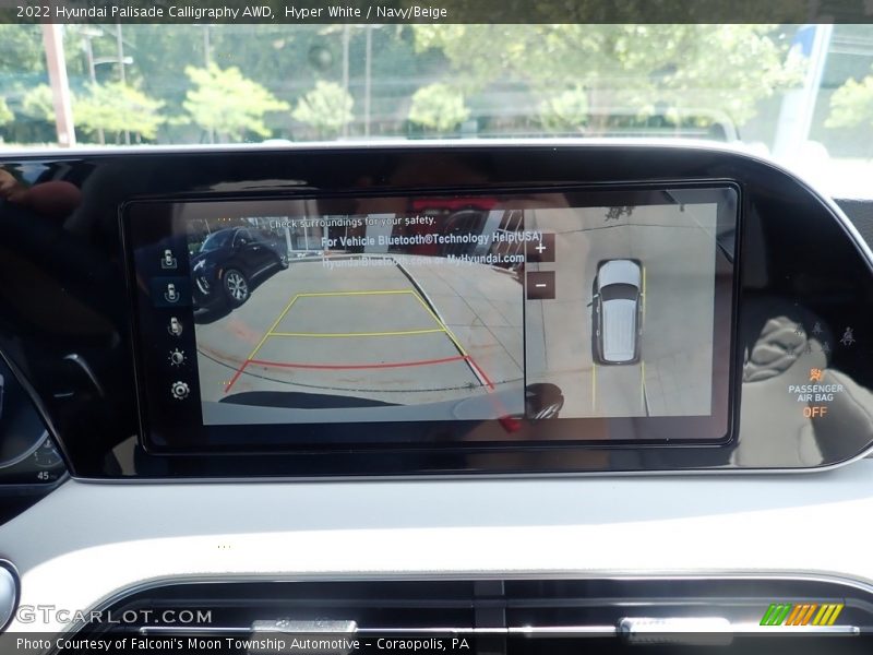 Navigation of 2022 Palisade Calligraphy AWD