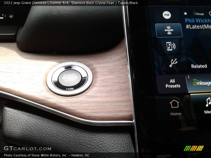 Diamond Black Crystal Pearl / Tupelo/Black 2021 Jeep Grand Cherokee L Summit 4x4