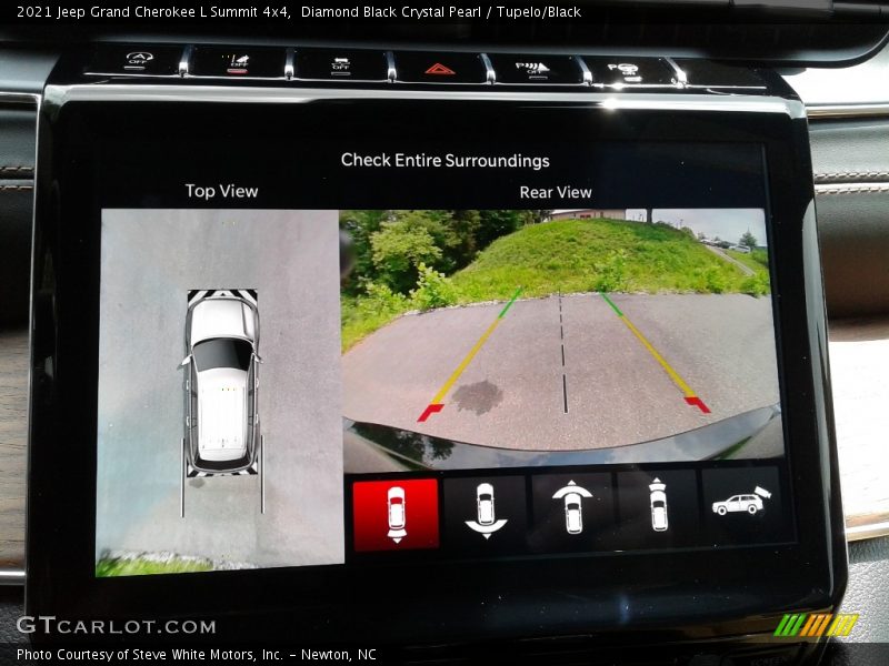 Diamond Black Crystal Pearl / Tupelo/Black 2021 Jeep Grand Cherokee L Summit 4x4