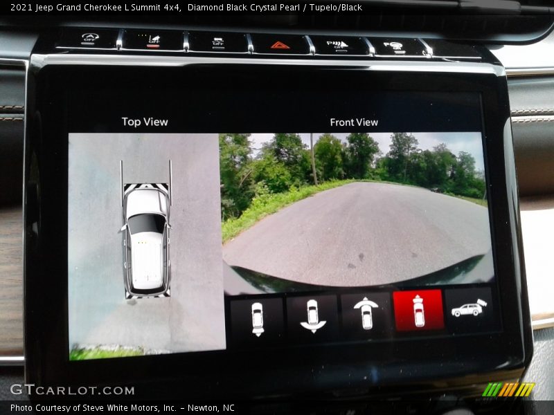 Diamond Black Crystal Pearl / Tupelo/Black 2021 Jeep Grand Cherokee L Summit 4x4